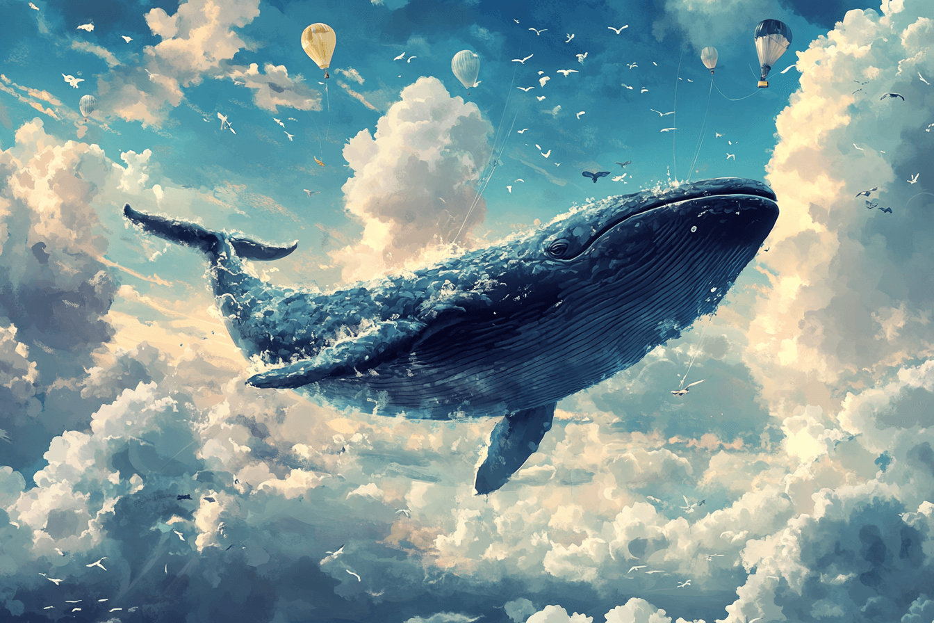 Papier Peint Marin Baleine Rêveuse
