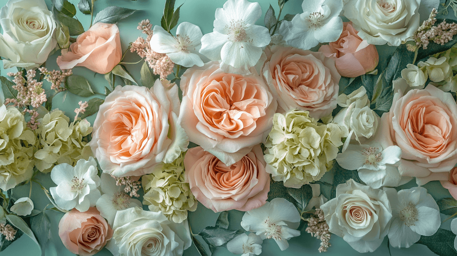 Papier Peint Fleuri Vintage Vert