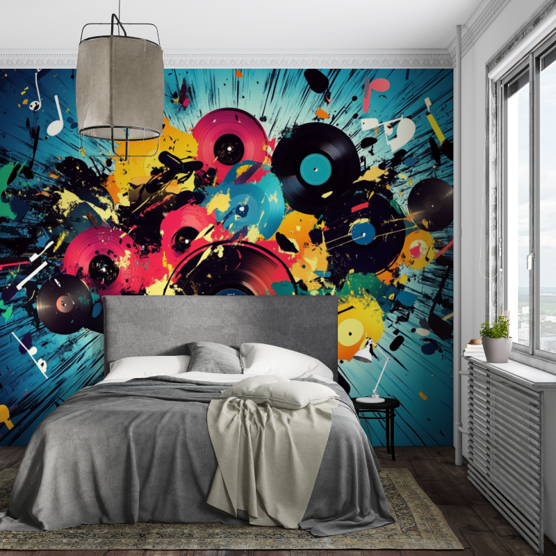 Papier peint musique xxl piece ados