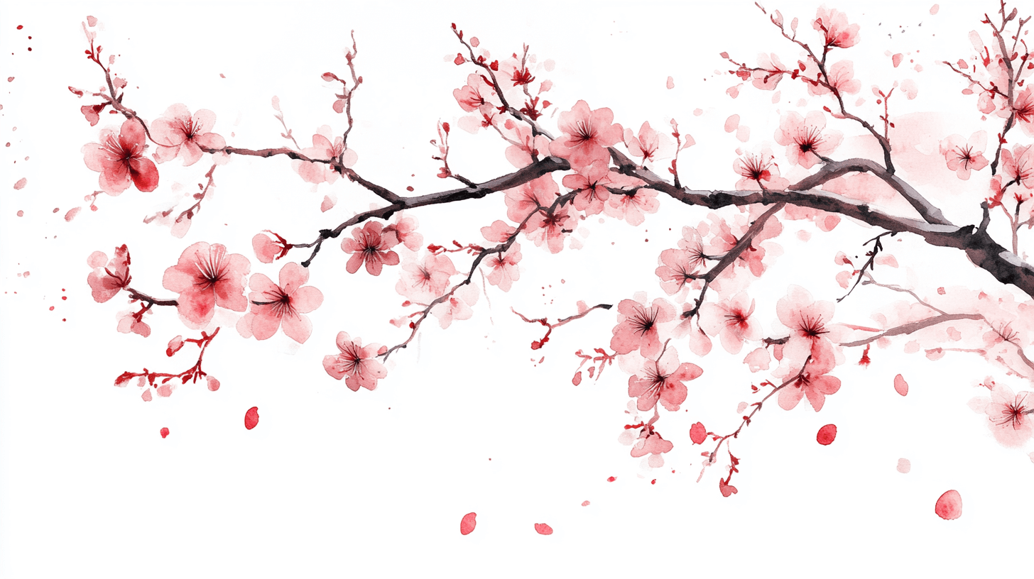 Papier Peint Fleur De Cerisier