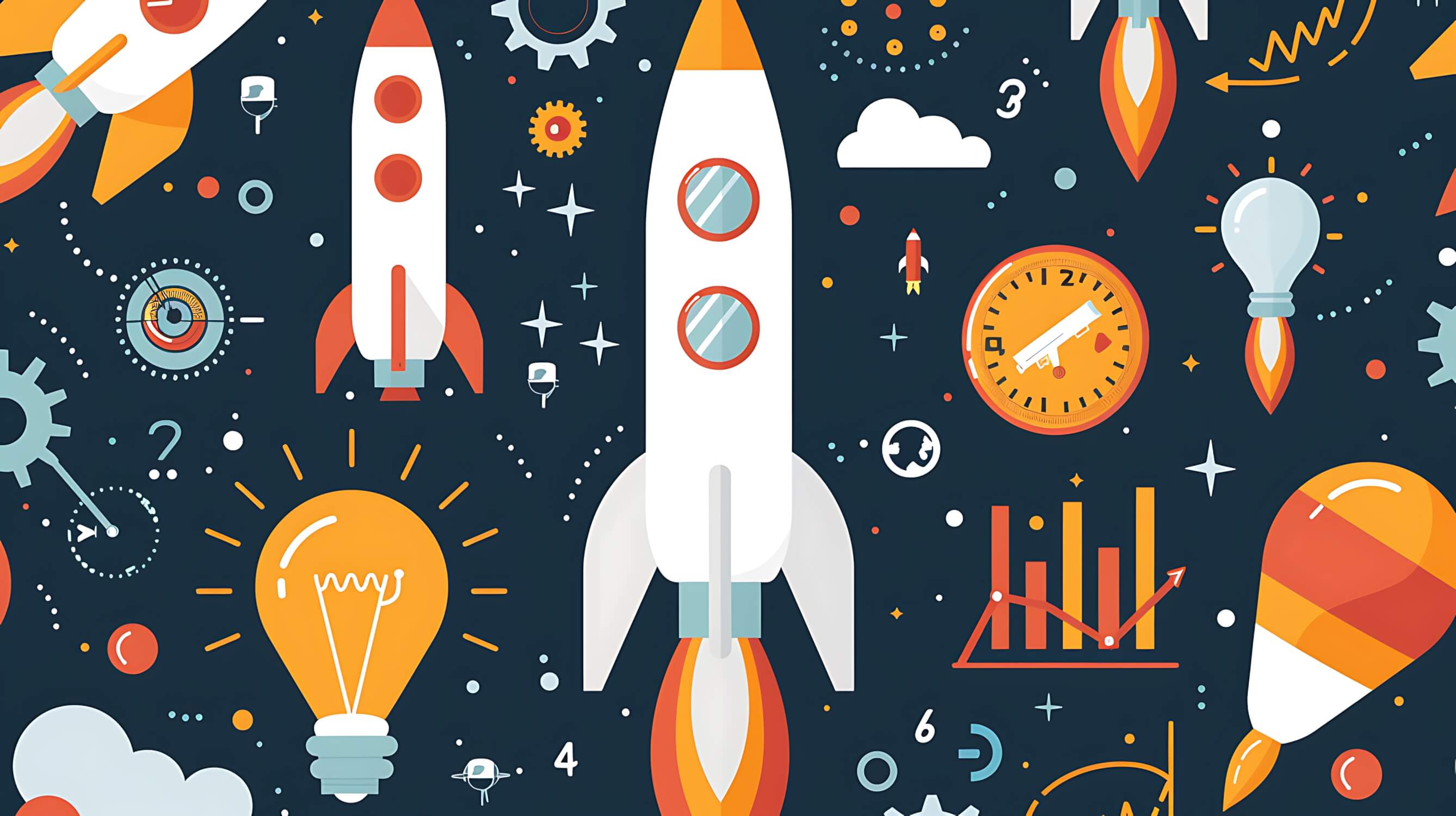 Papier peint garçon Lancement de fusée