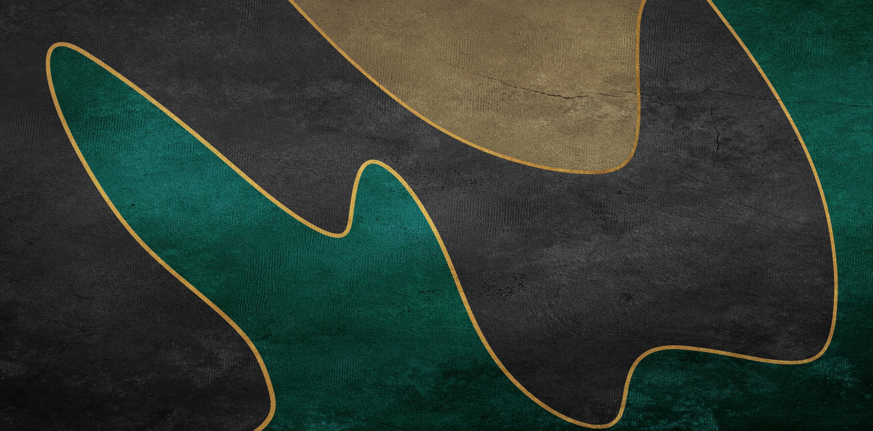 Papier Peint Vert Doré