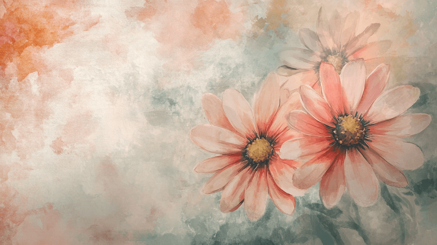 Papier Peint Mural Fleur Vintage