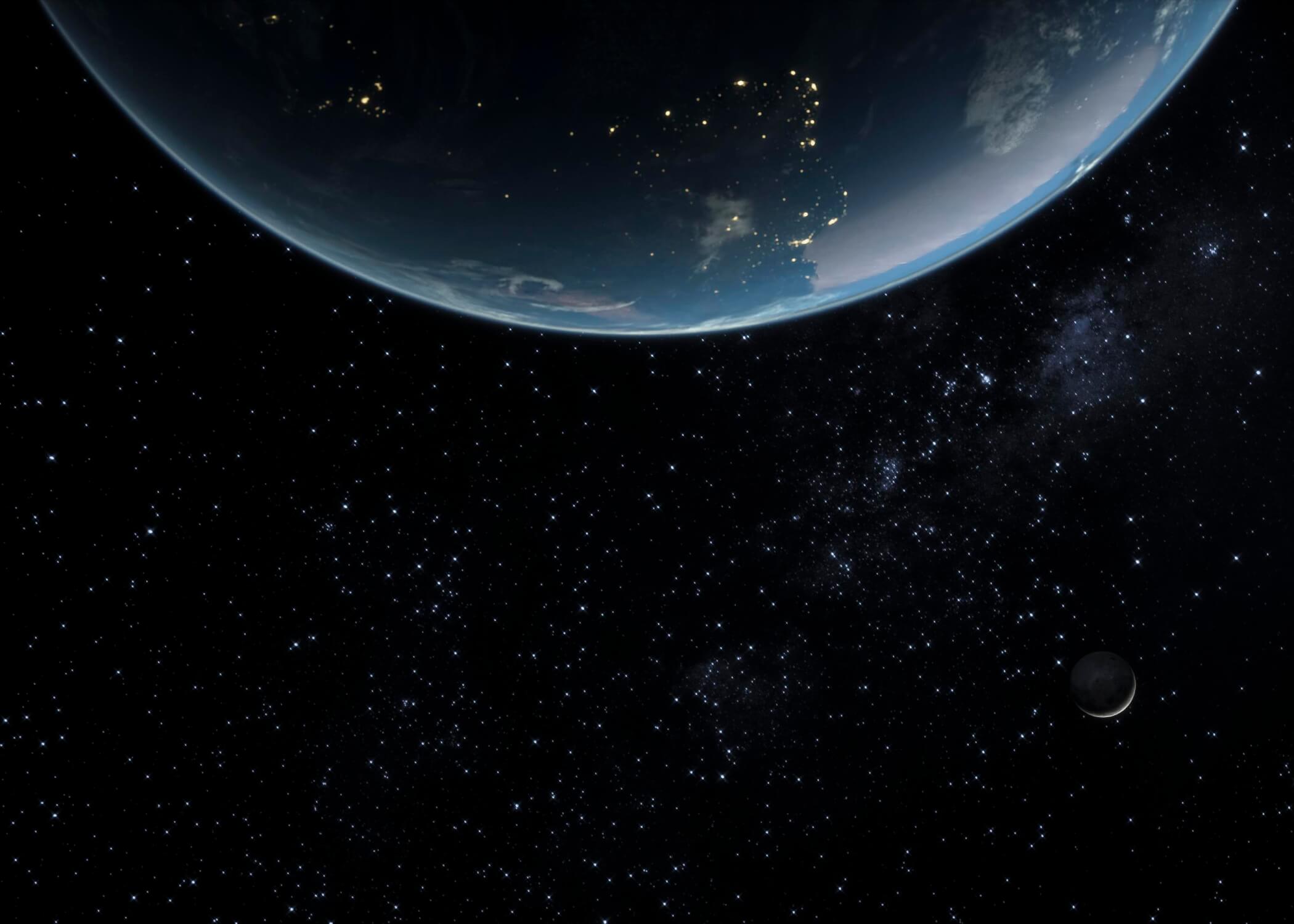 Papier Peint Espace Planète Terre