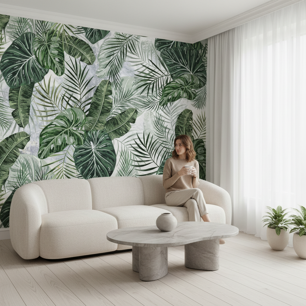 Papier Peint Tropical Serre