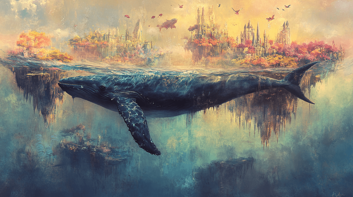 Papier Peint Baleine Monde Sous Marin