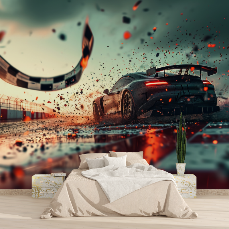 Papier peint voiture jeu video 1815