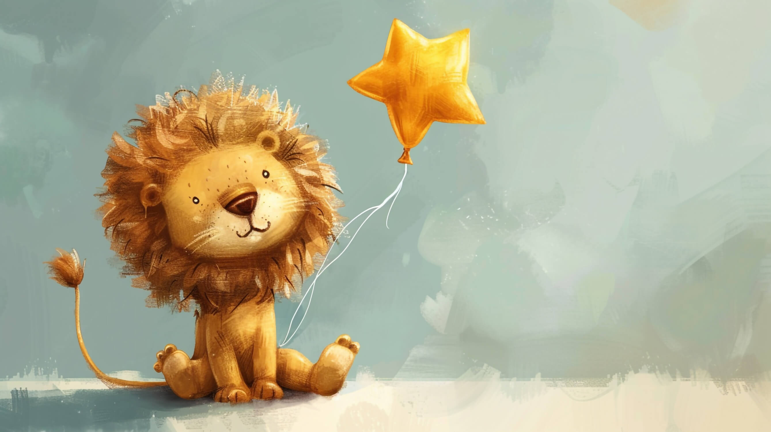 Papier Peint Lion Petite Étoile