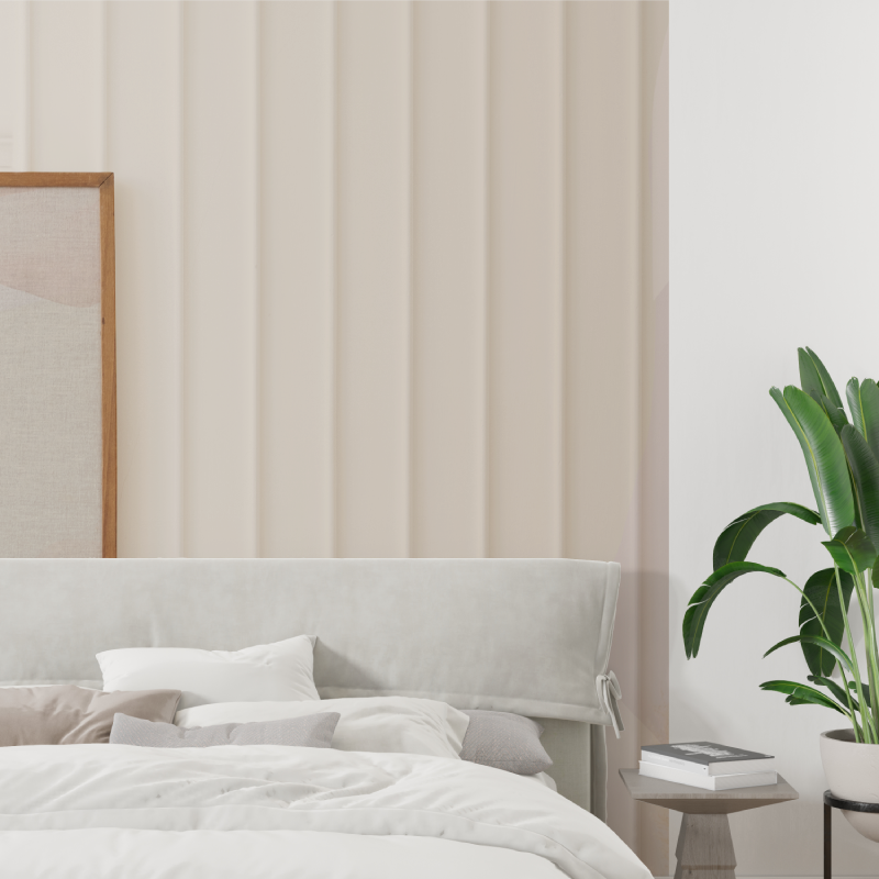 Papier peint trompe l_oeil cocooning tapisserie tendance