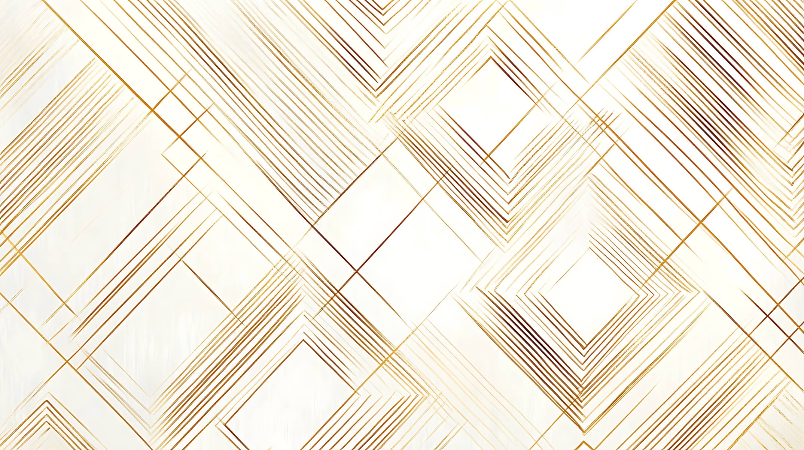 Papier Peint Losange Doré
