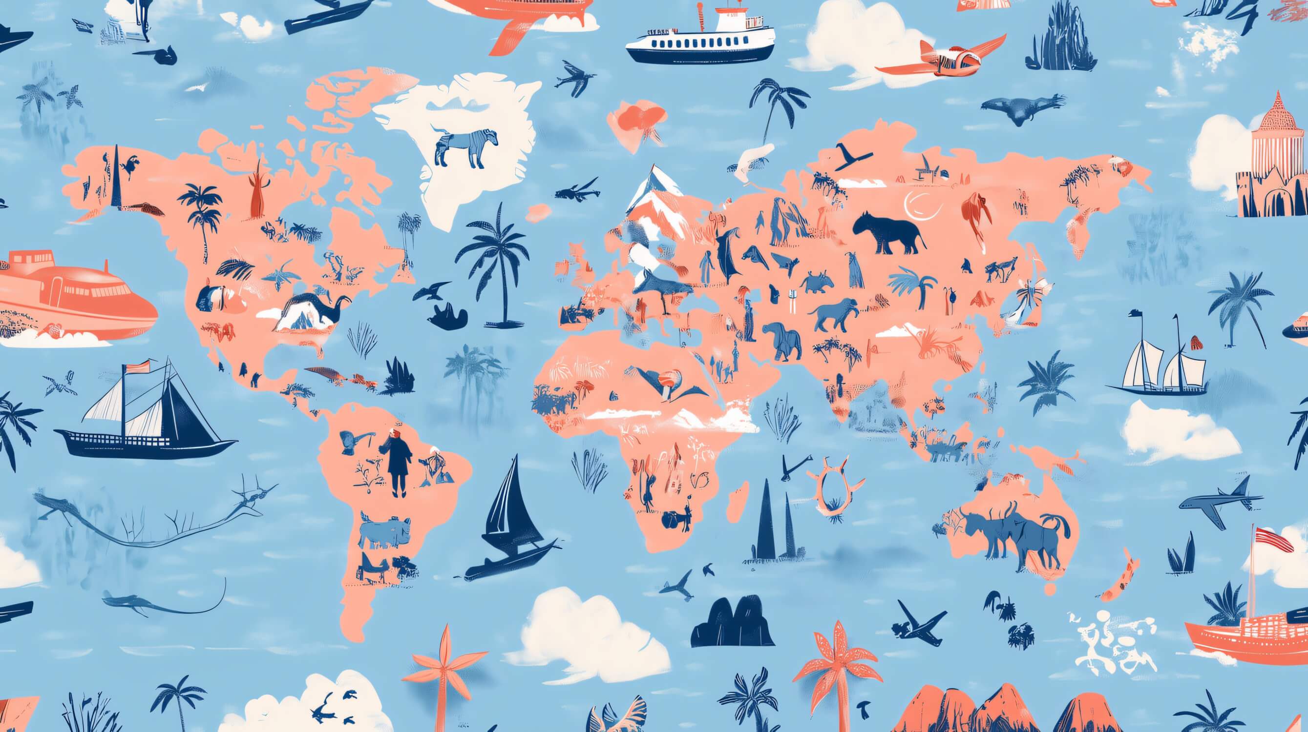 Papier Peint Chambre Bébé Carte Du Monde