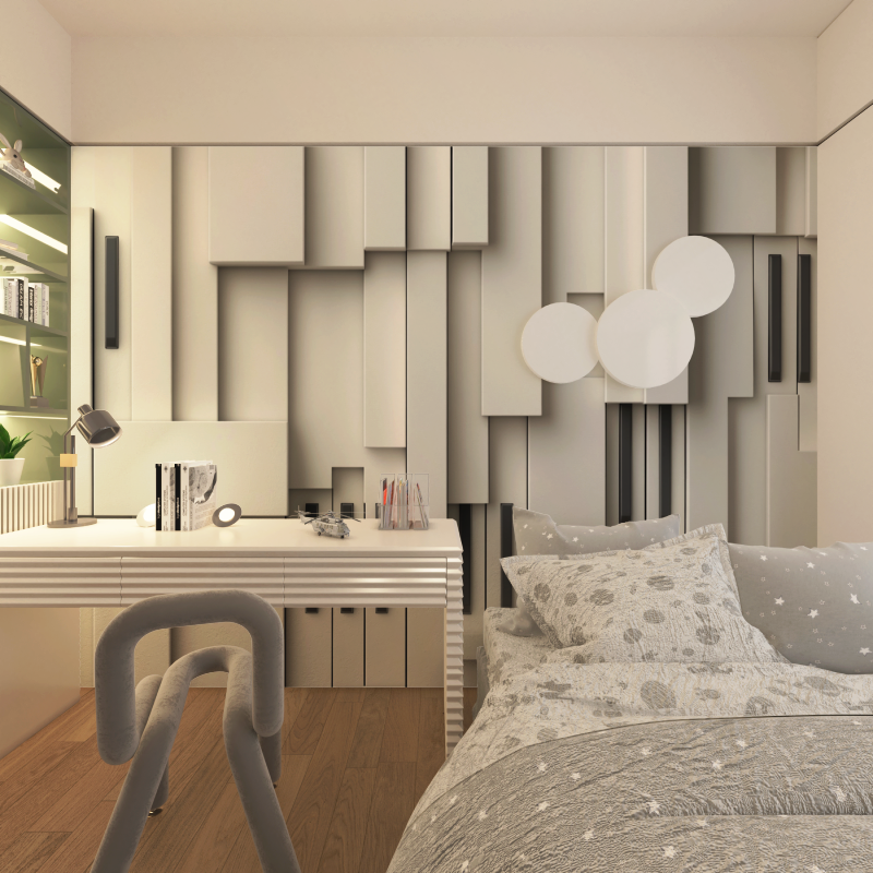 Papier peint partition musique chambre adolescents