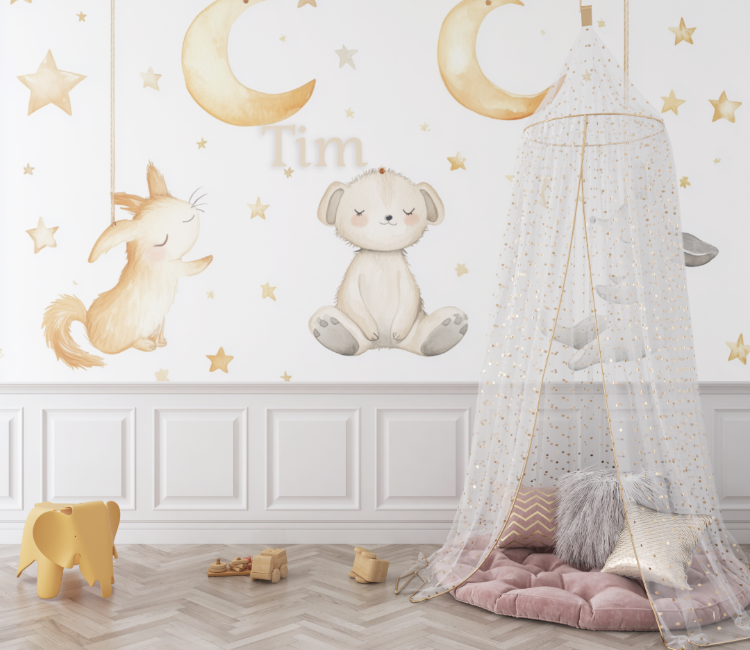 Papier peint prenom bebe bebe