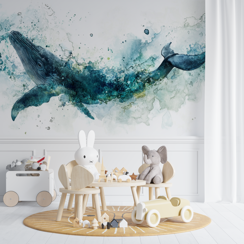 Papier peint ocean bebes chambre de bebe