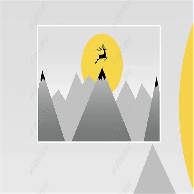 Klassiek gemengd zon tienerbehang