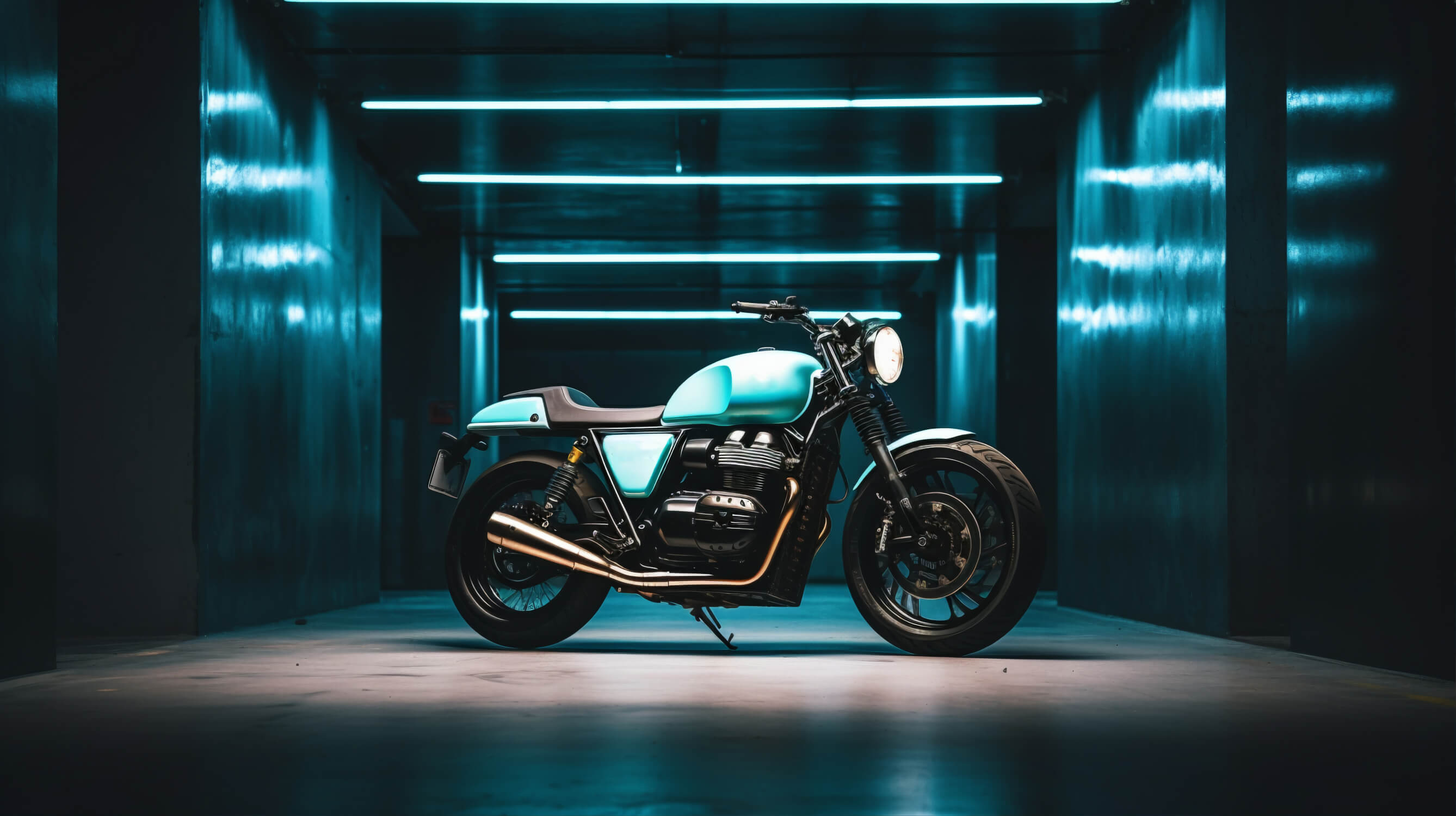 Papier Peint Moto Ton Bleu