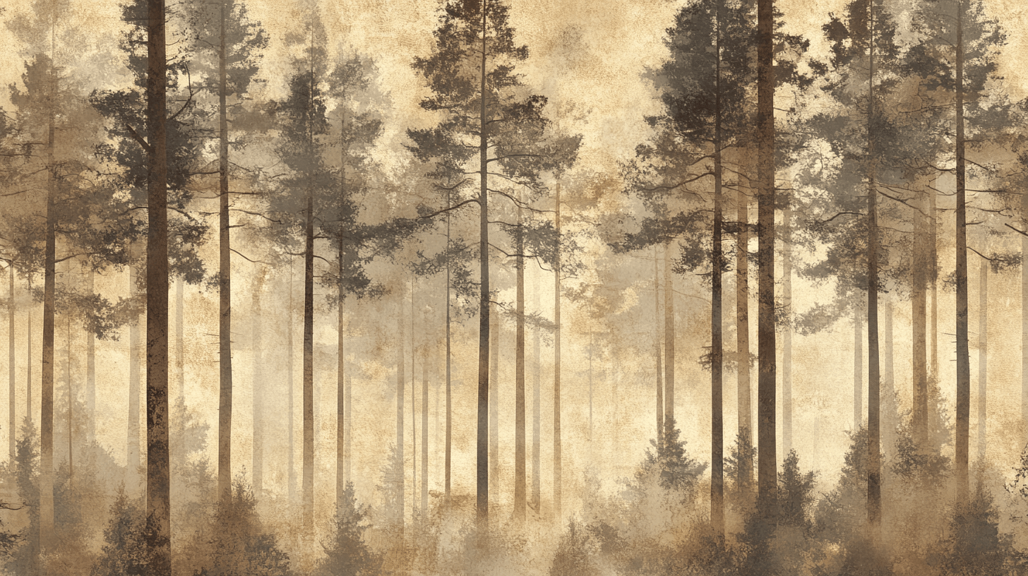 Papier Peint Arbre Brun