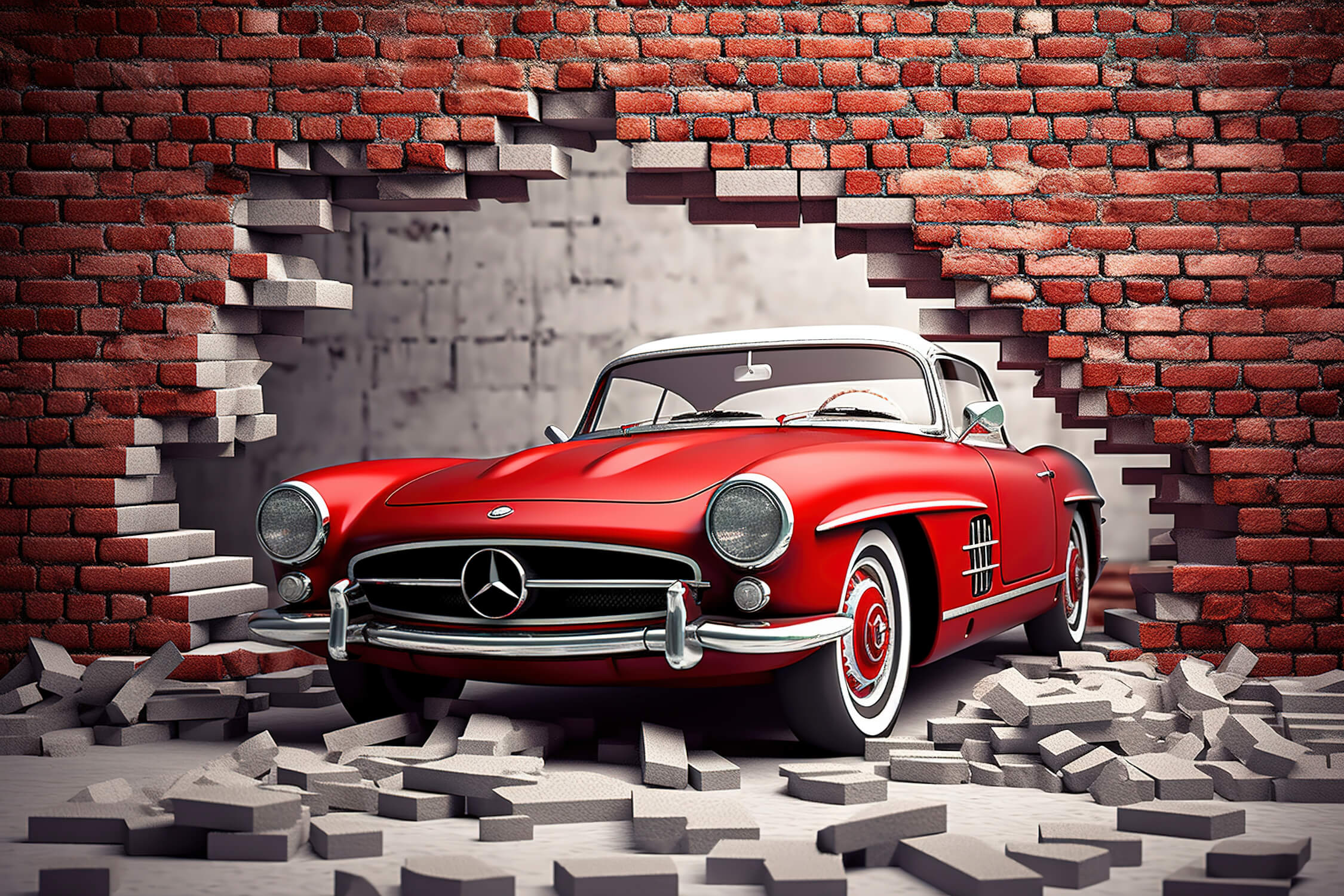 Papier Peint Chambre Garcon Voiture