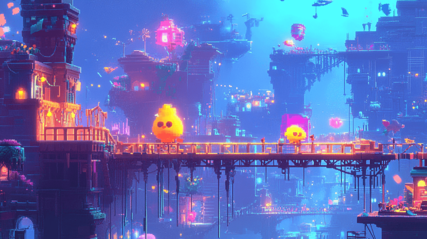 Papier Peint Héroïque Mission Des Pixels