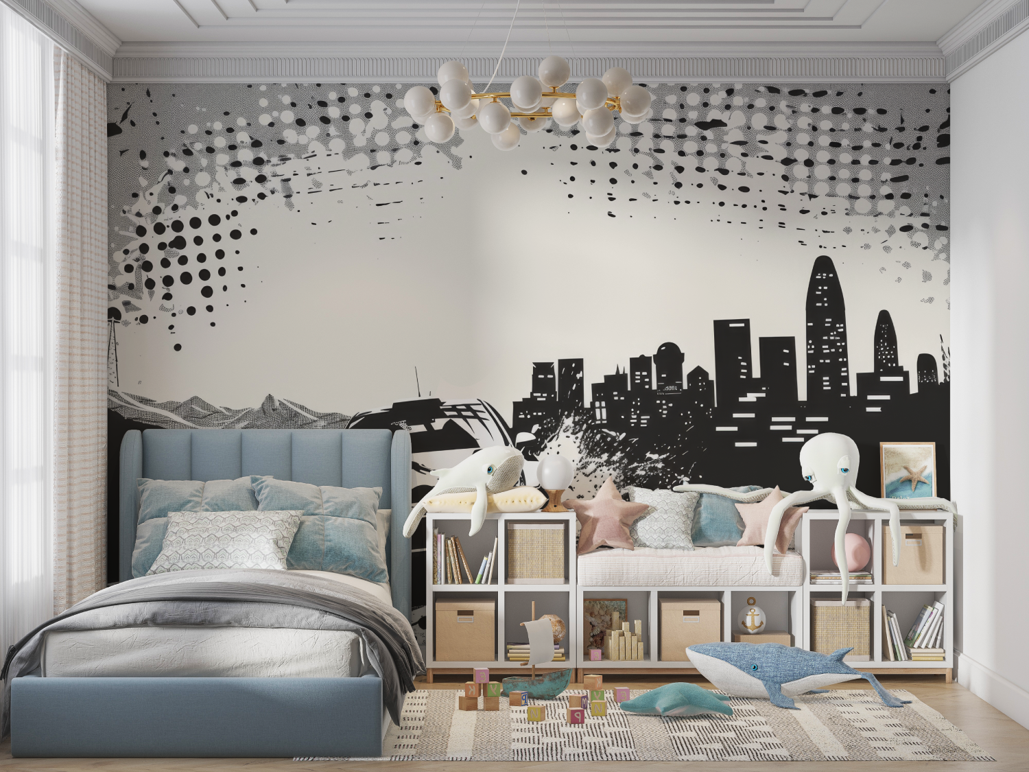 Papier peint voiture de rally ado panoramique garcon