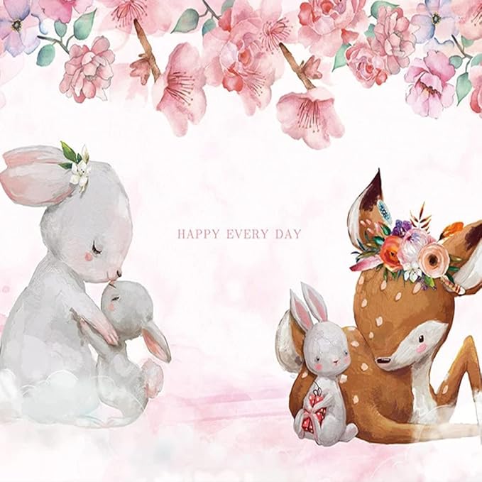 Animal wallpaper baby room