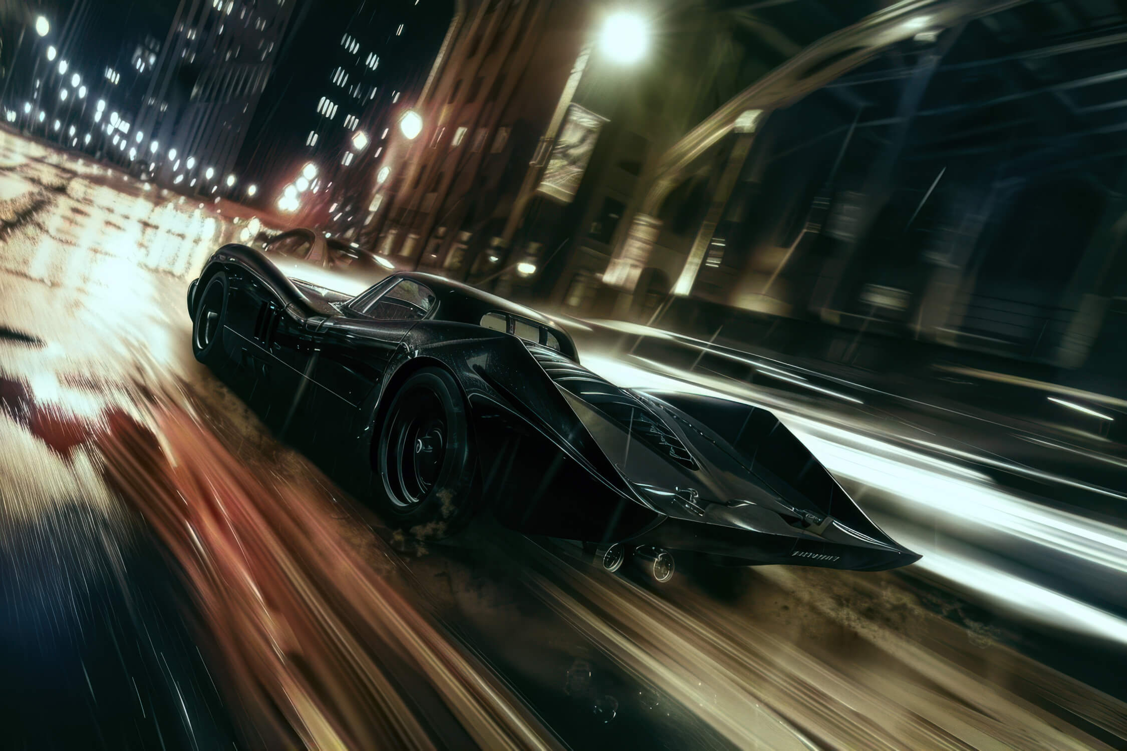 Papier Peint Voiture 3D Chambre Adulte