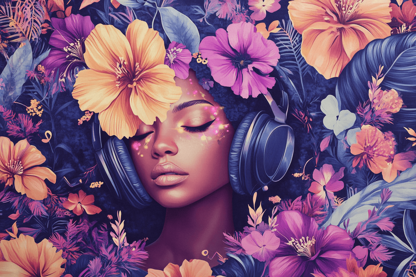 Papier Peint Décor Symphonie Florale