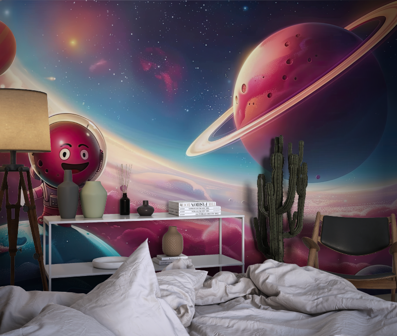 Papier peint xxl espace intersideral chambre dado1