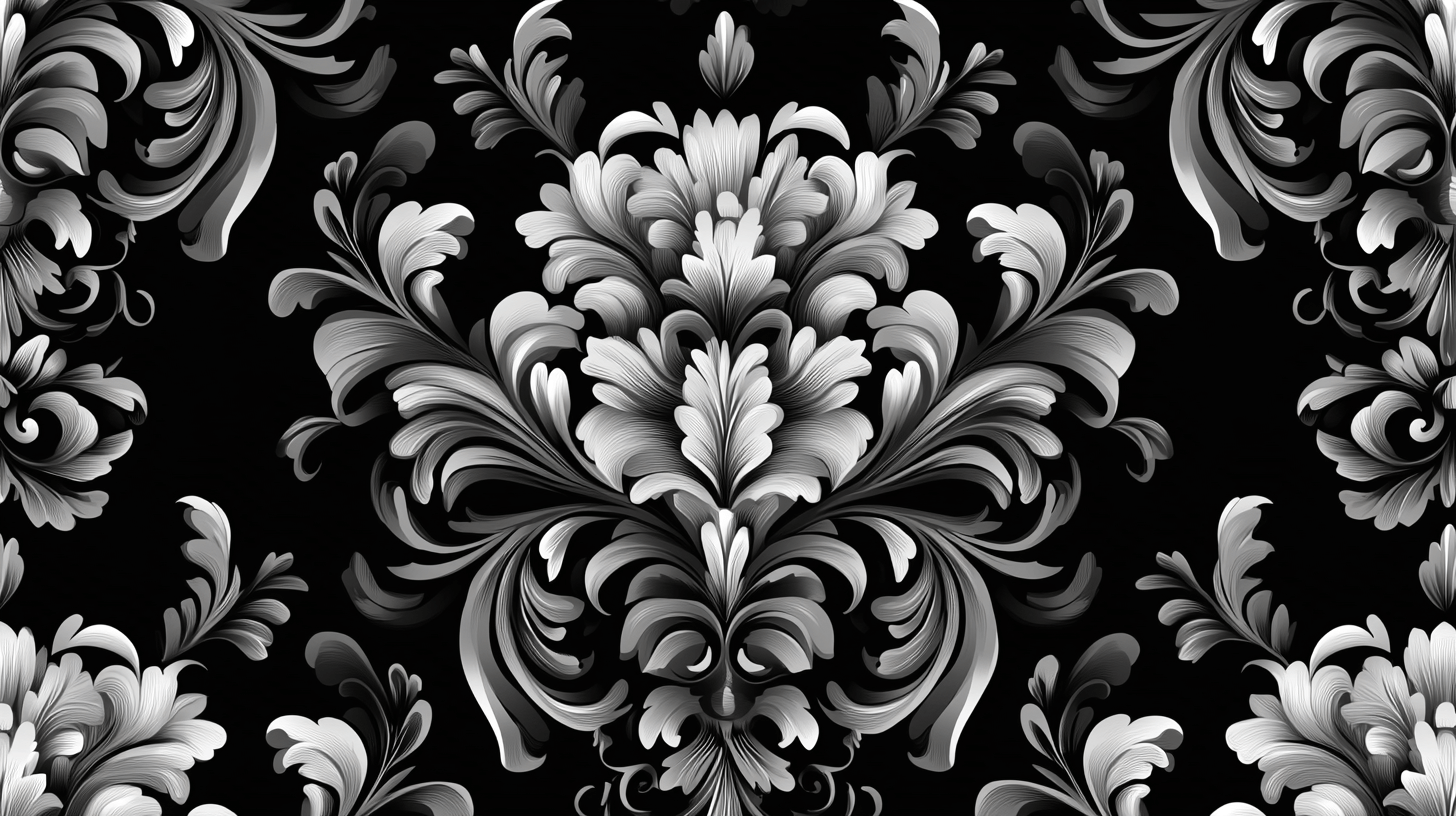 Papier Peint Vintage Monochrome