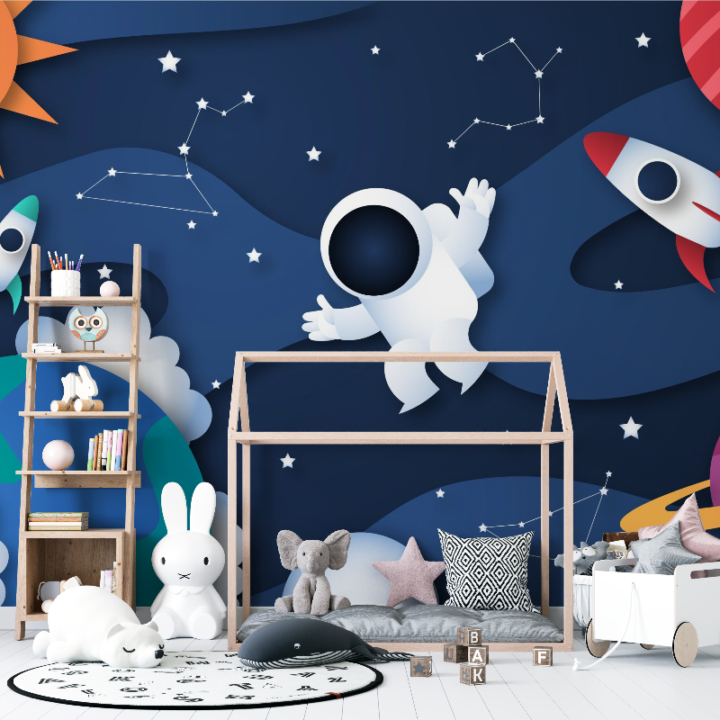 Papier peint mural espace 3d 12
