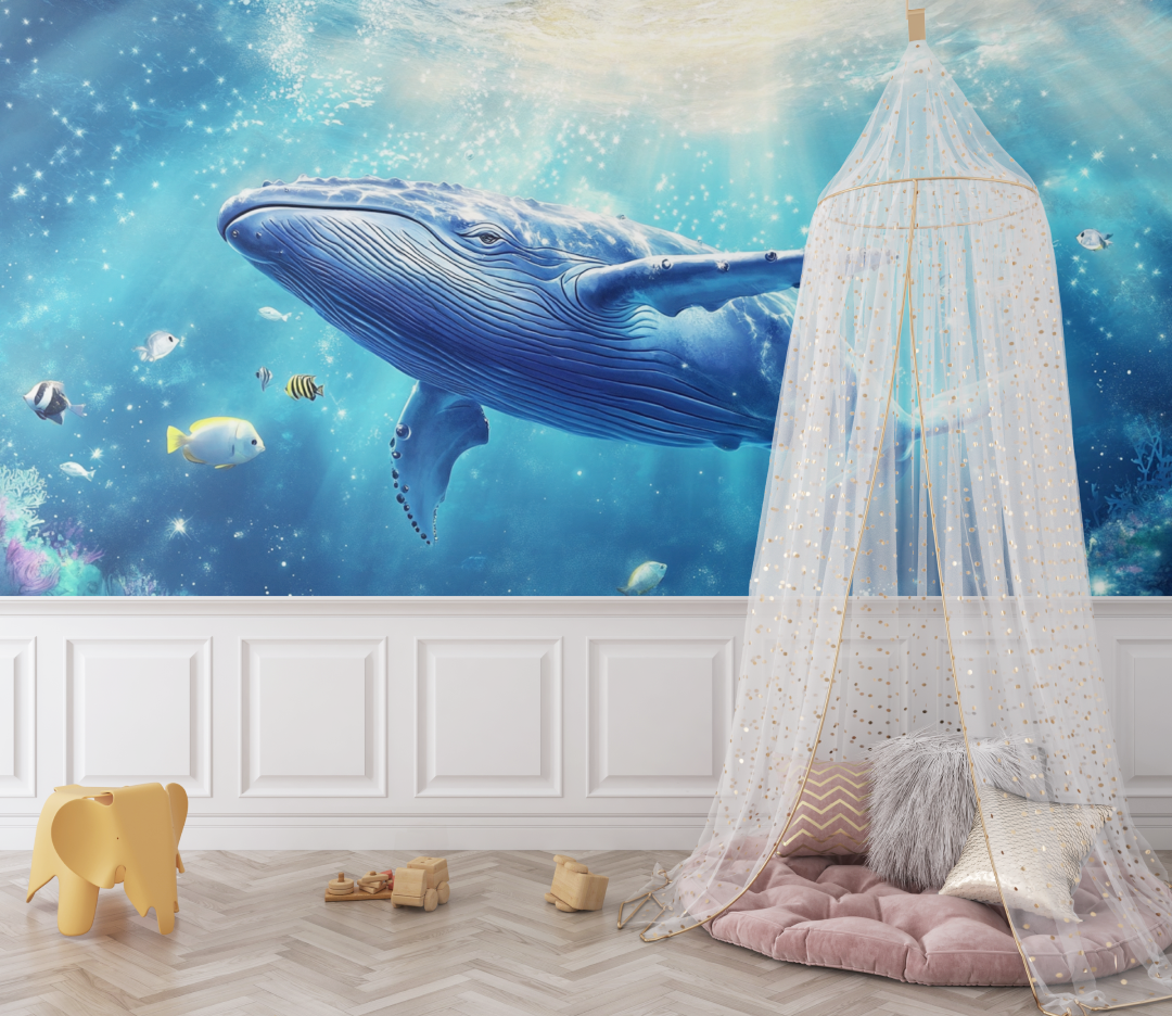 Papier peint marin bebe mer bebe