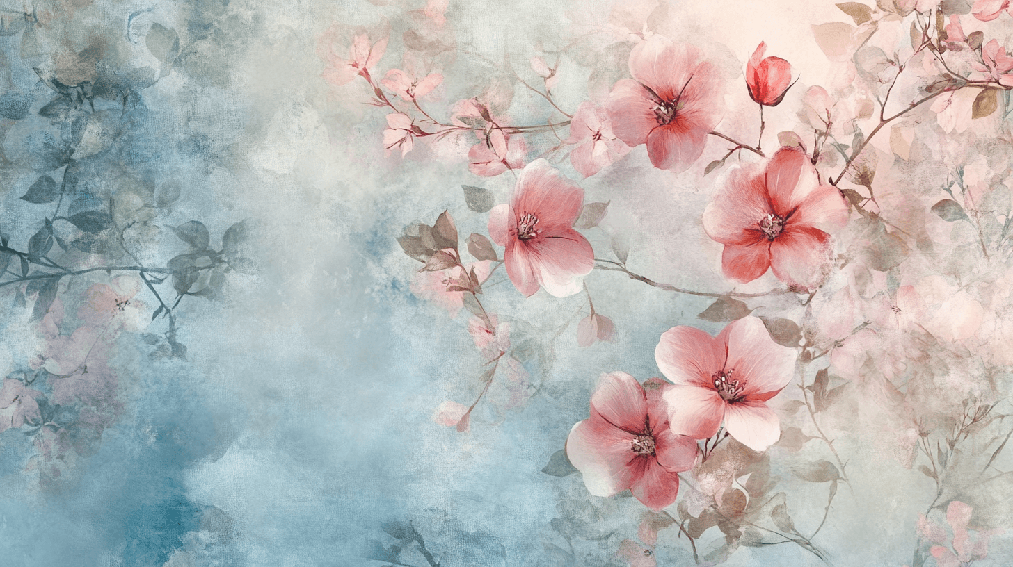 Papier Peint Fleur Graphisme