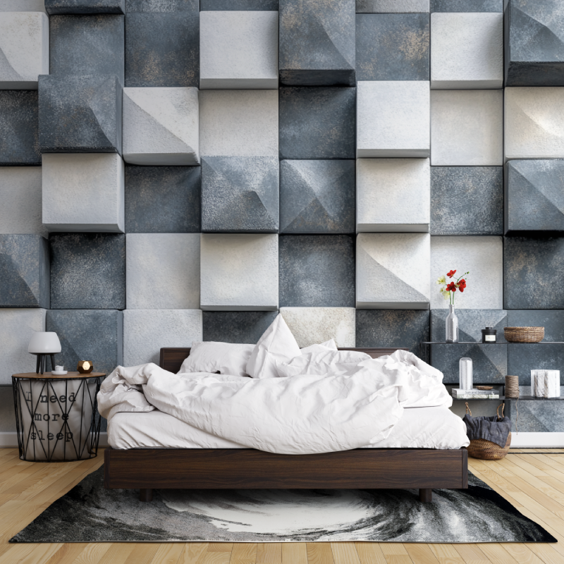 Papier peint trompe loeil moderne leroy merlin mur