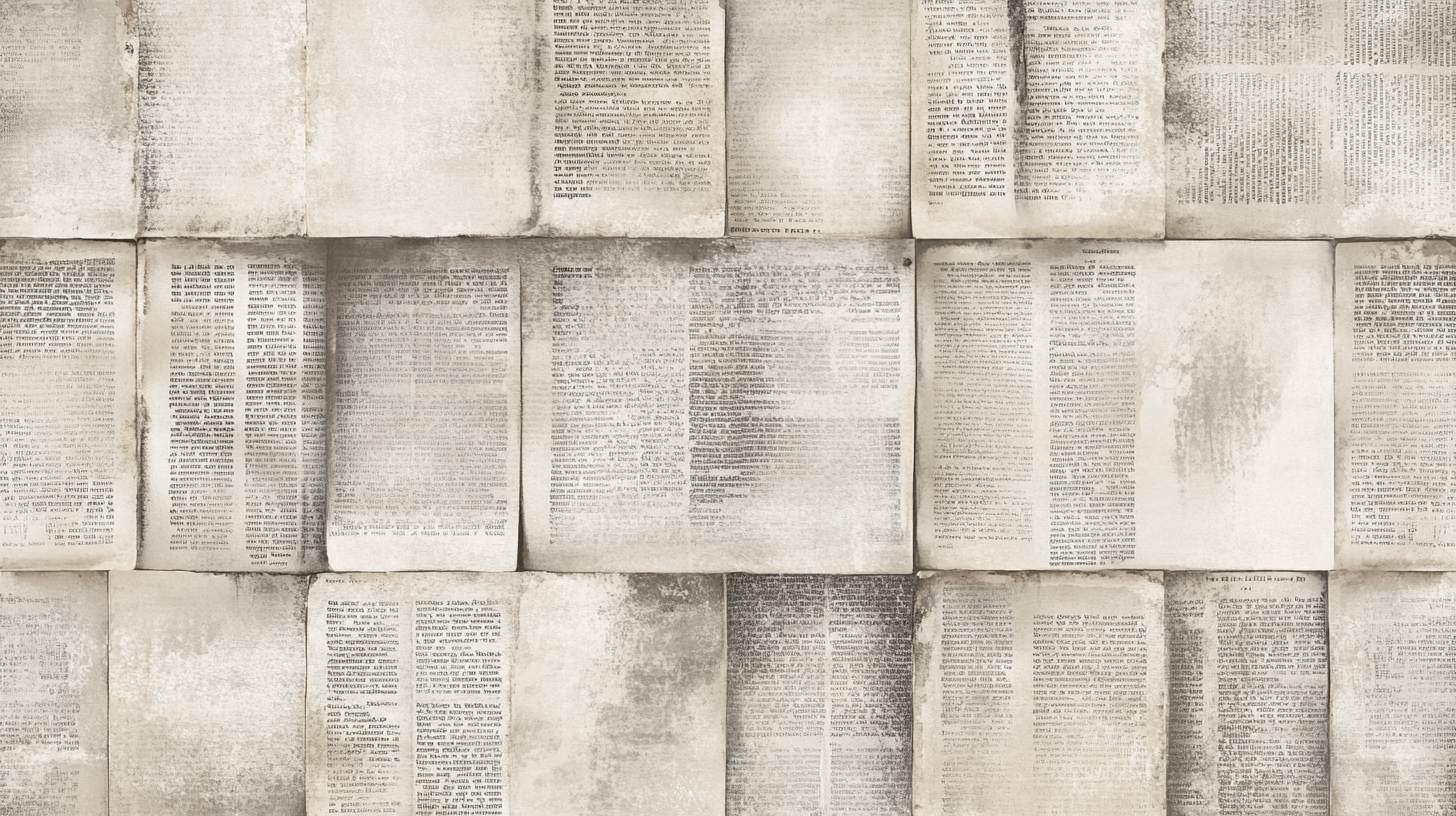 Papier Peint Vintage Vieux Journaux