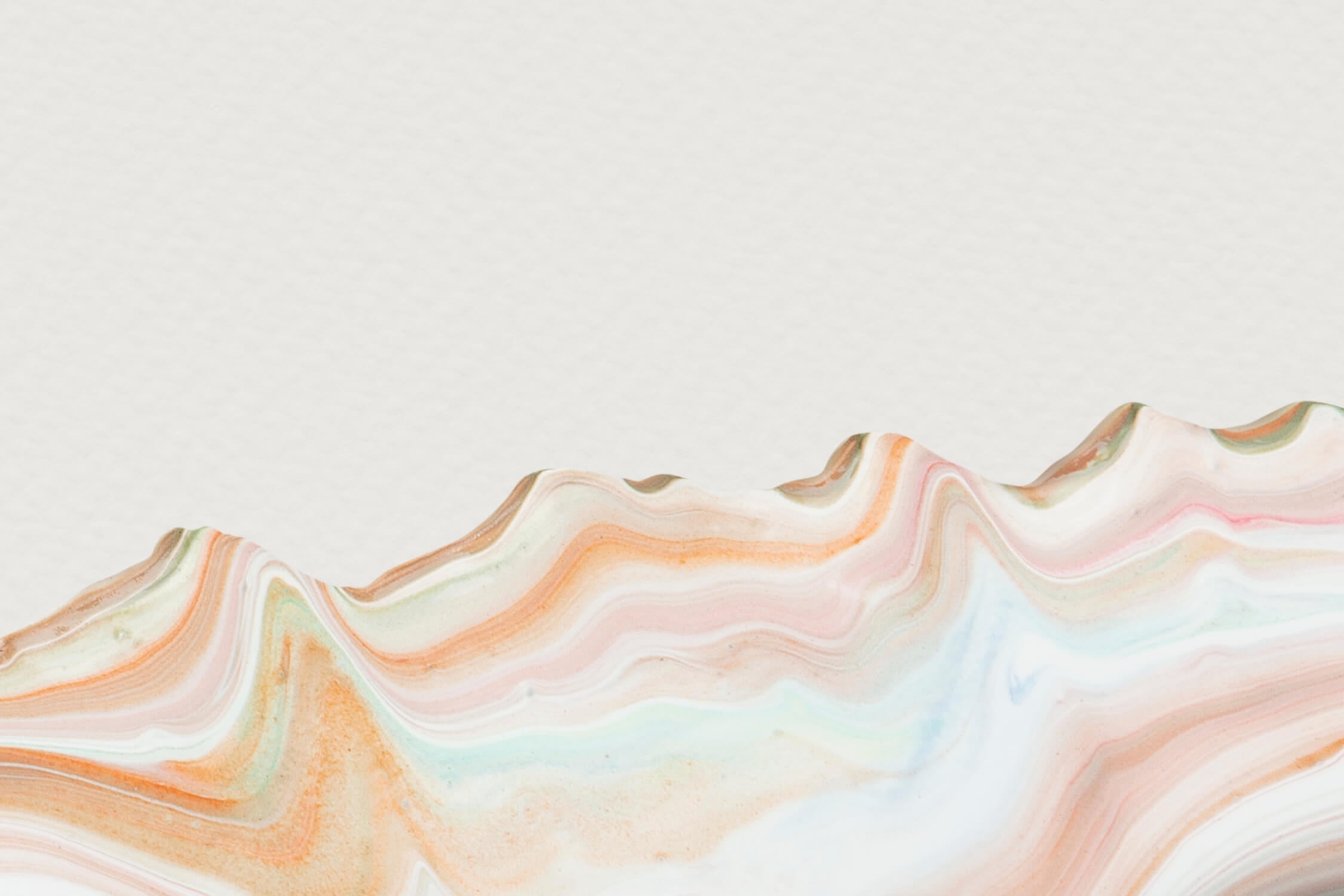 Papier Peint Aquarelle Vague Design