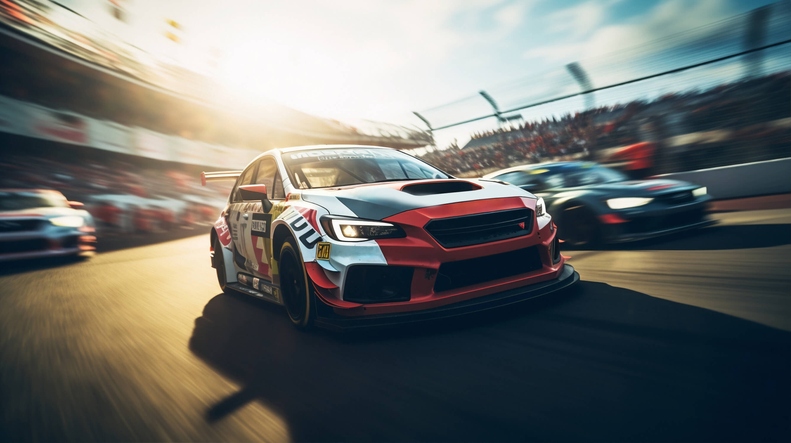 Papier Peint Course De Voiture