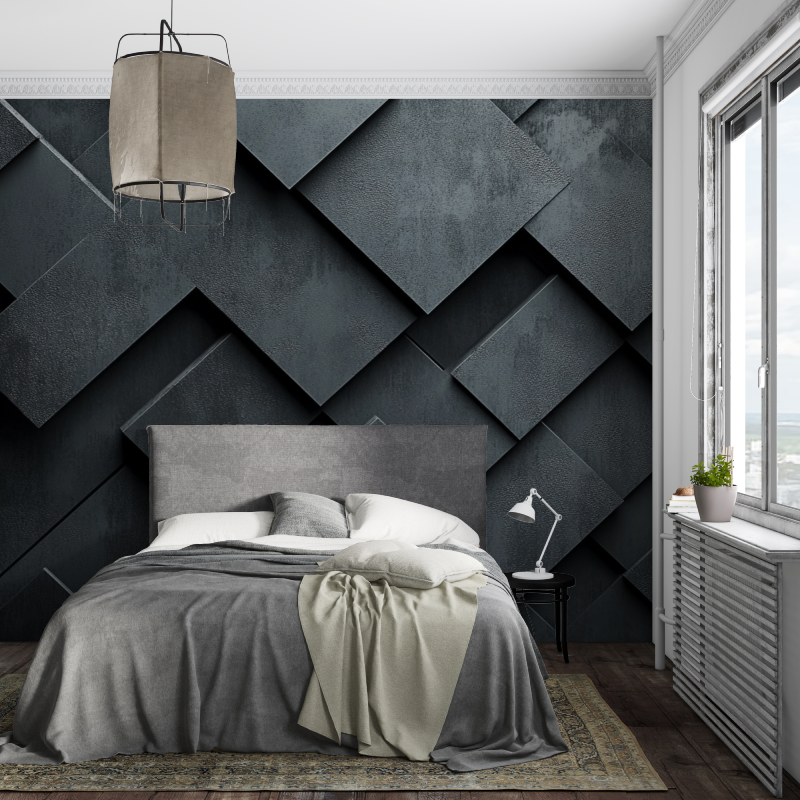 Papier peint gamer panneaux 3d piece ados