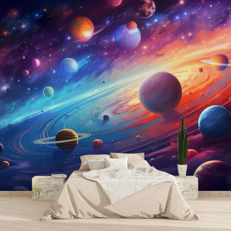 Papier peint espace galaxie 1815