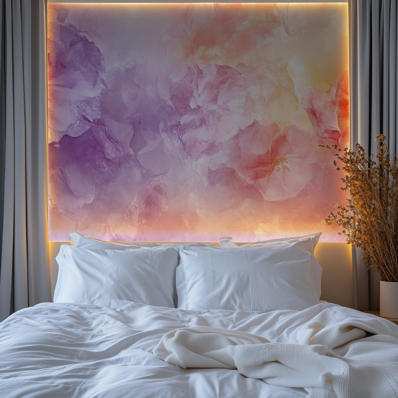 Papier peint fleur de la passion chambre premium