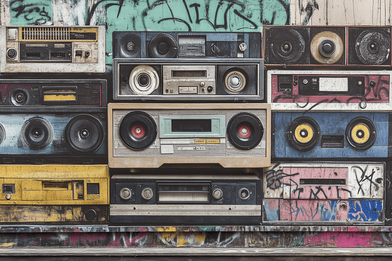Papier Peint Old School Hip Hop