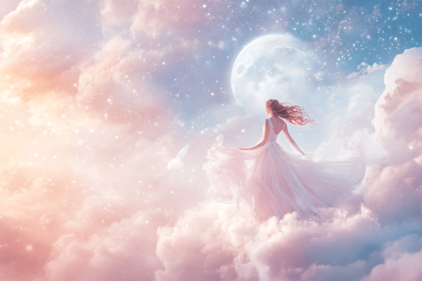 Papier Peint Princesse Danse des Étoiles