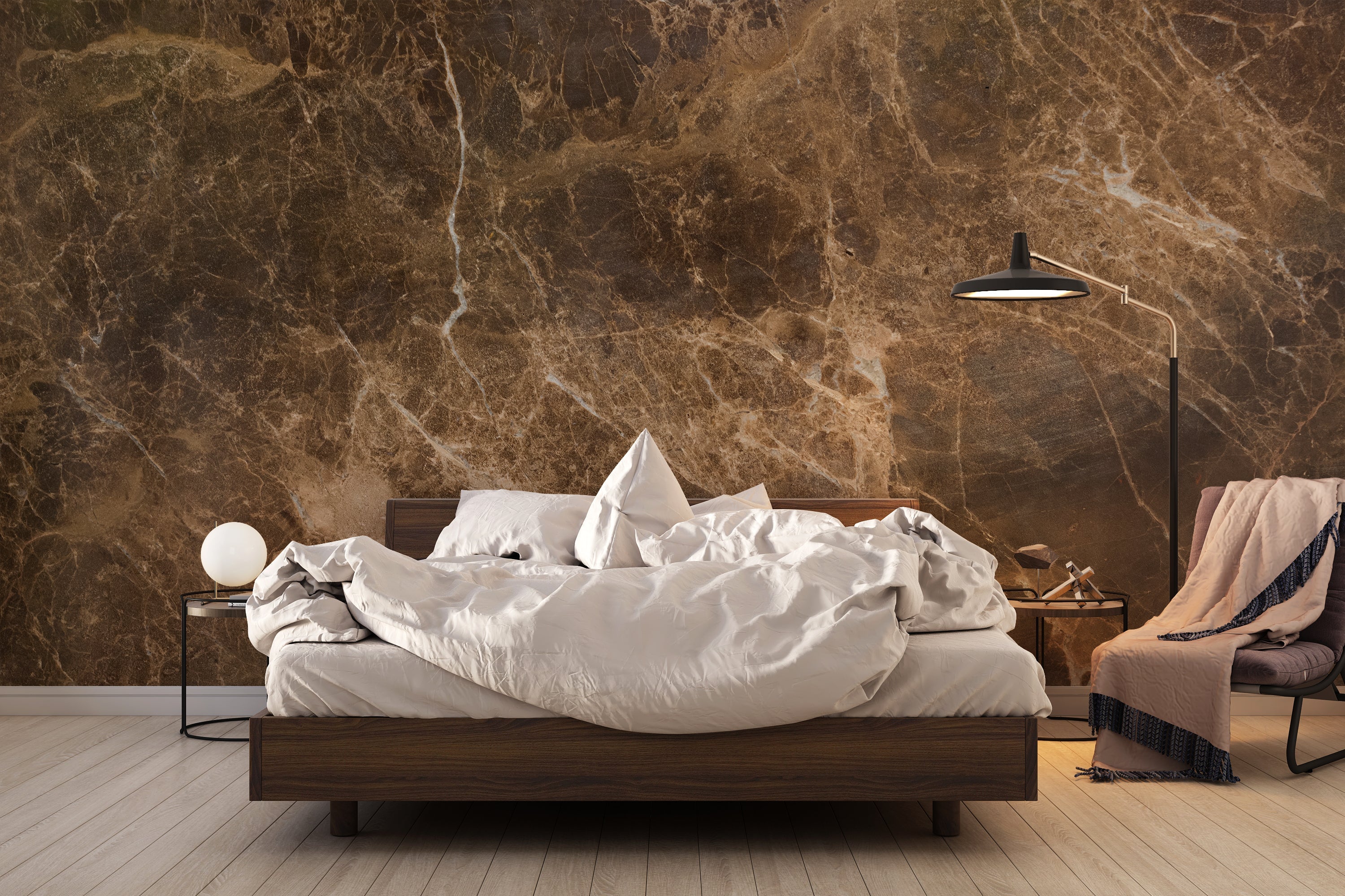 Papier Peint 3D Effet Marbre