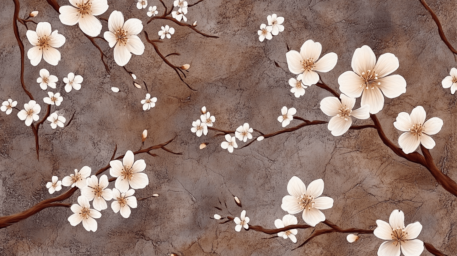 Papier Peint Fleur De Cerisier Action