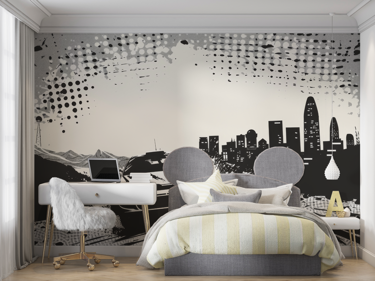 Papier peint voiture de rally ado mur chambre panoramique