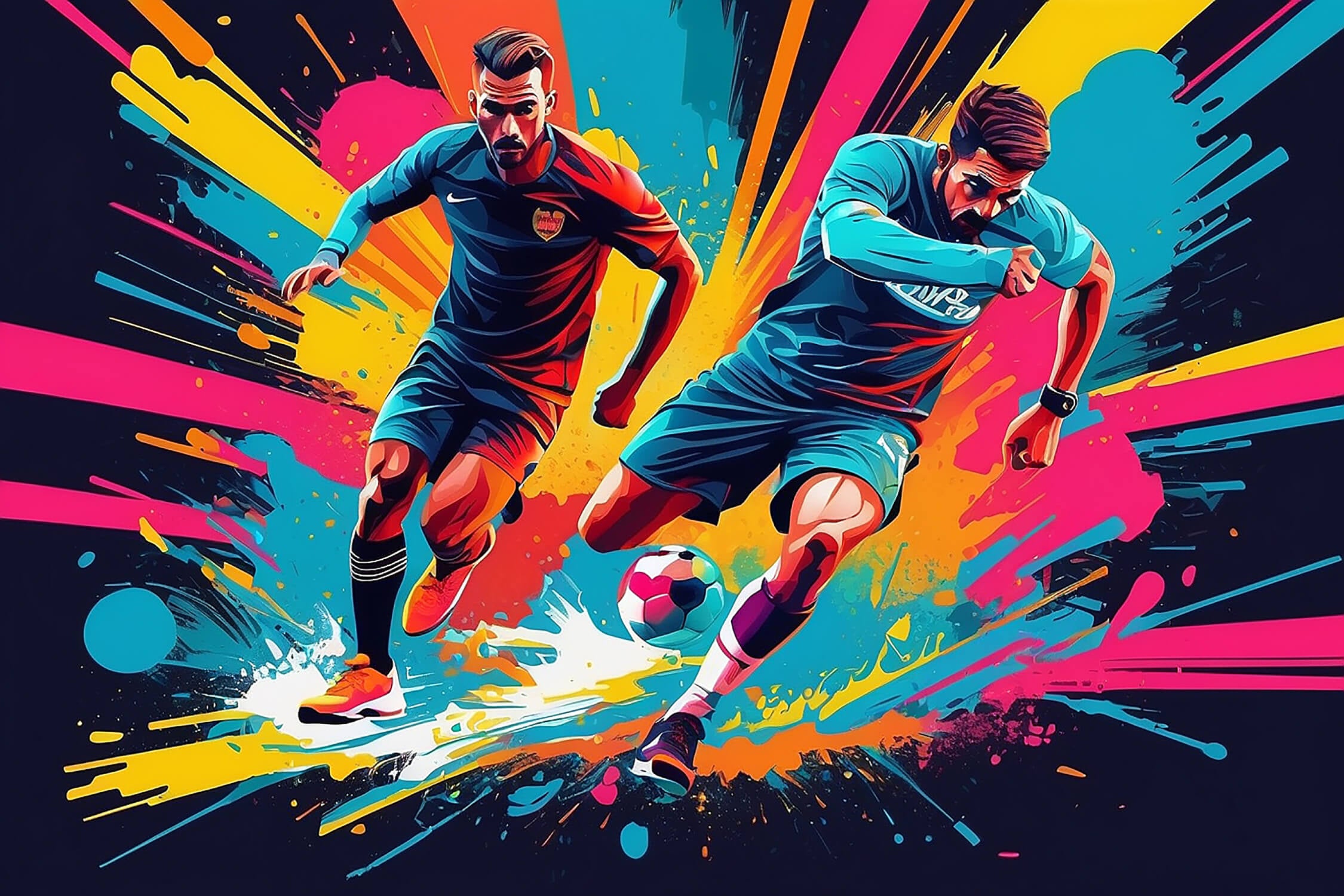 Papiers Peint Ballon De Foot Grafitti