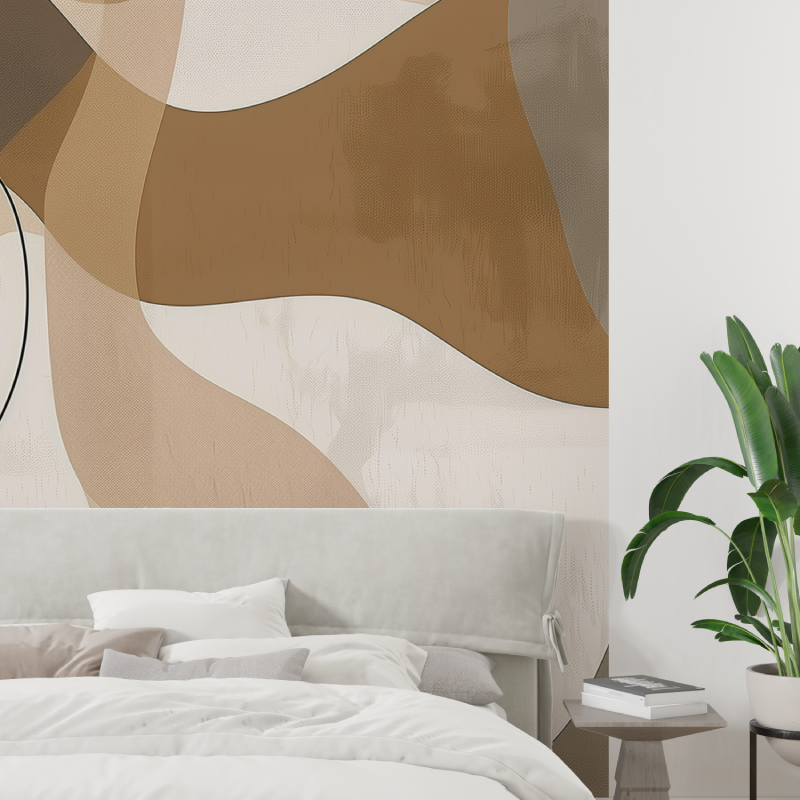 Papier peint panoramique chambr...entale tapisserie tendance