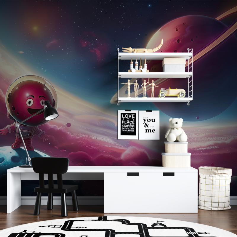 Papier peint xxl espace intersideral tapisserie chambre ados
