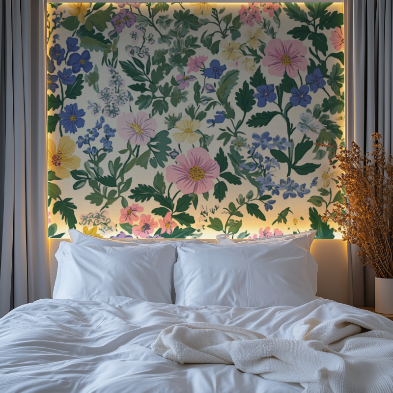 Papier peint vintage scenolia a...nave fleur chambre premium