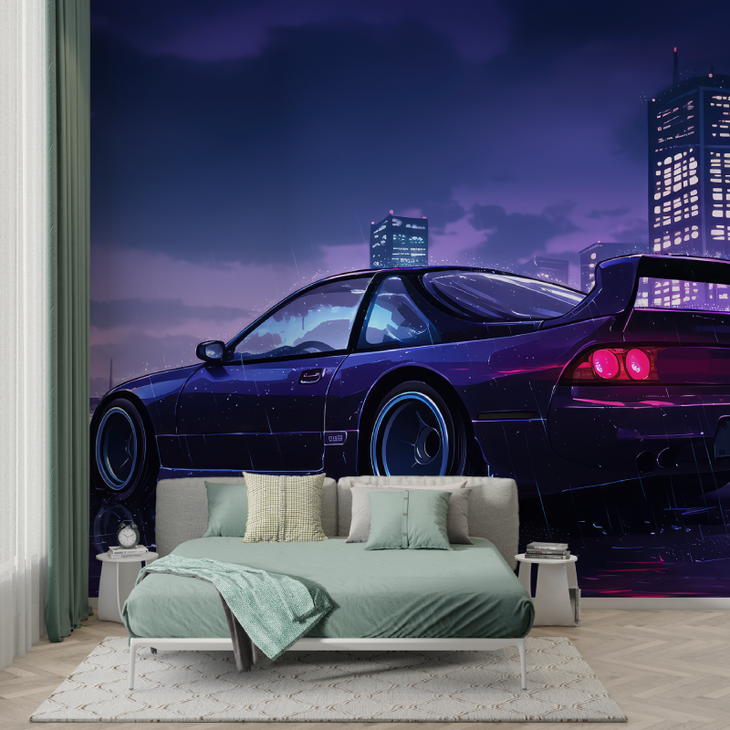 Papier peint voiture tuning murs