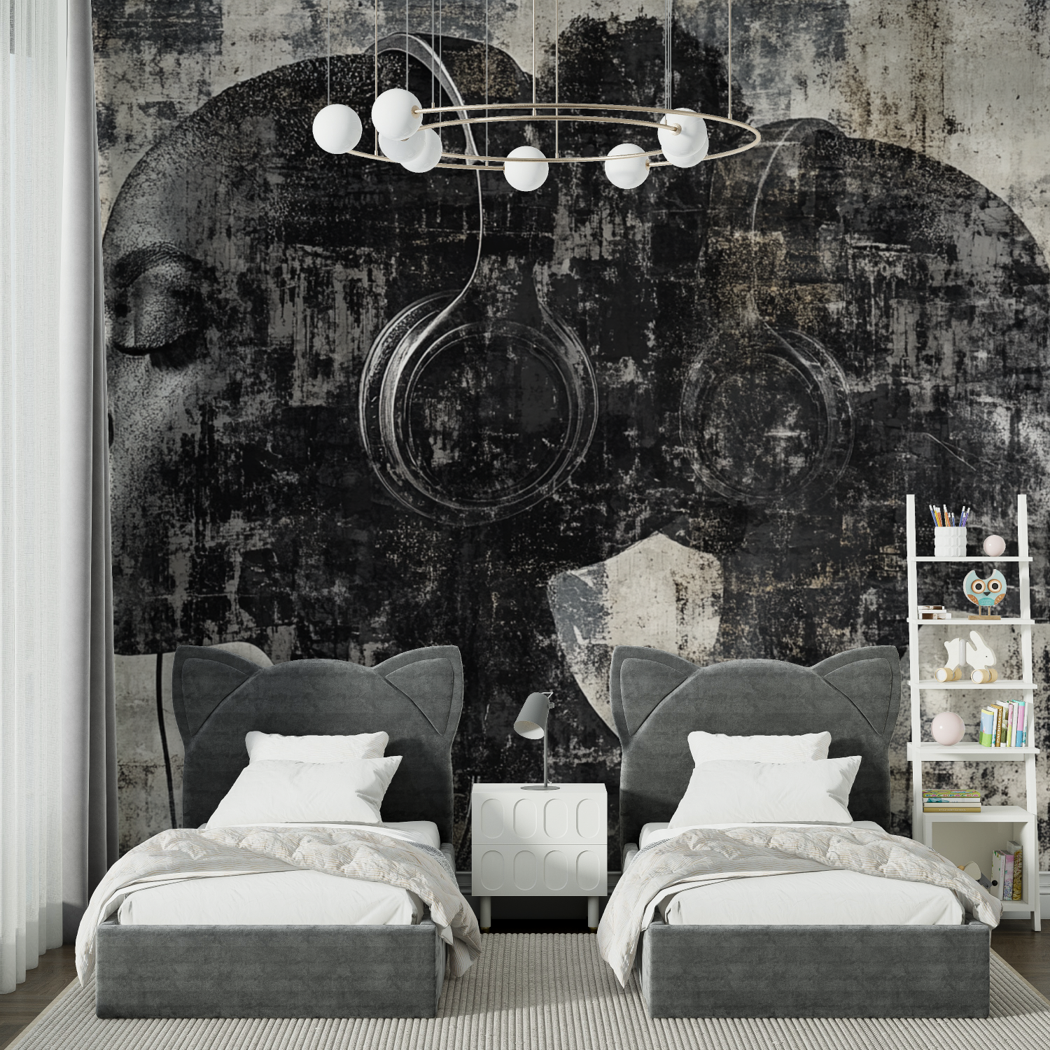 Papier peint instrument de musique chambre chambre spiderman